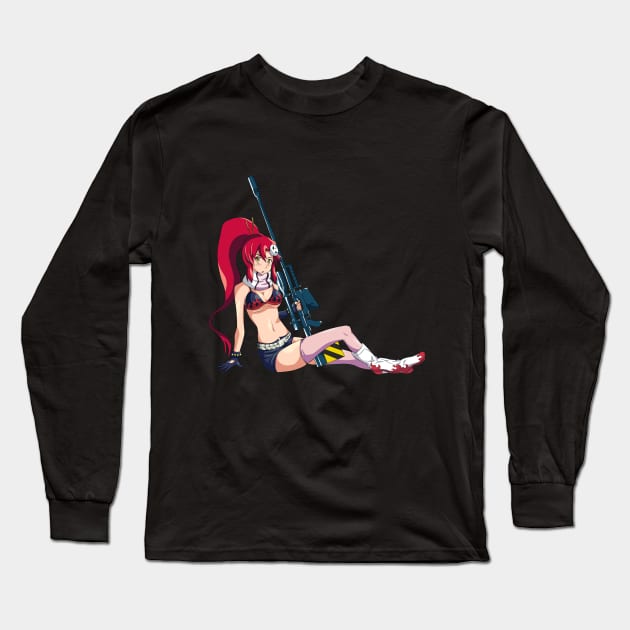 Yoko Litner Long Sleeve T-Shirt by Shiro743